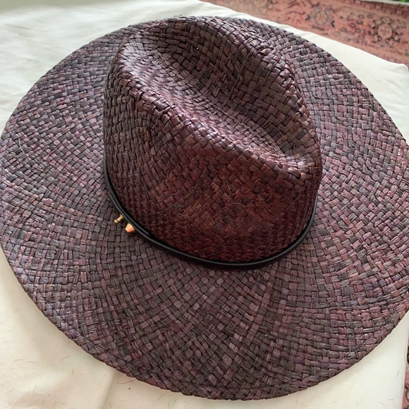 NWT Ace of Something Australia Black Straw Diaz Hat - Picture 3 of 10